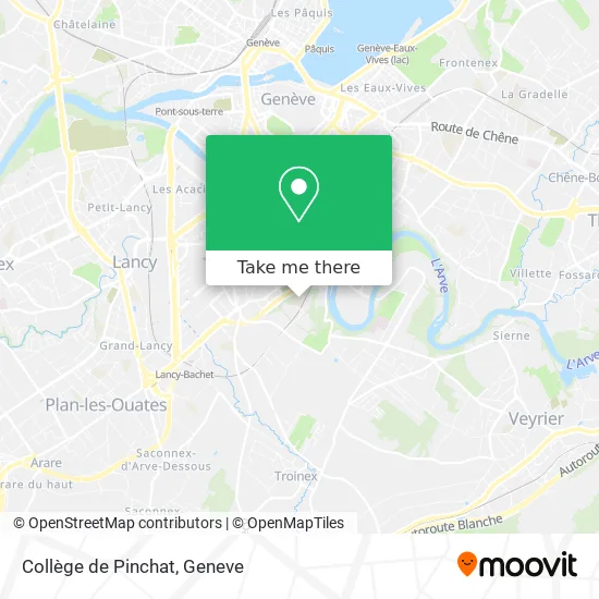 Collège de Pinchat map