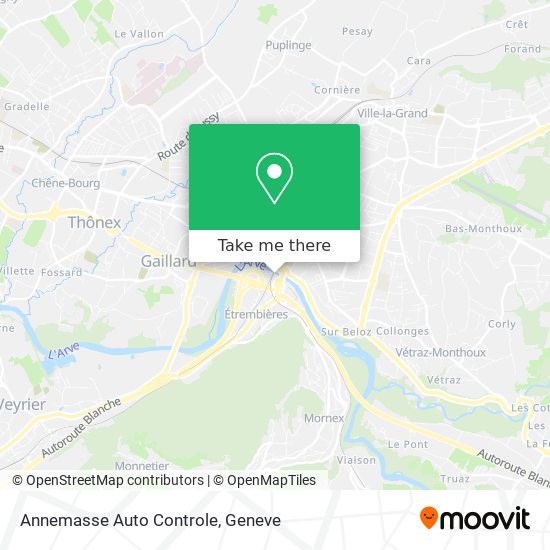 Annemasse Auto Controle map