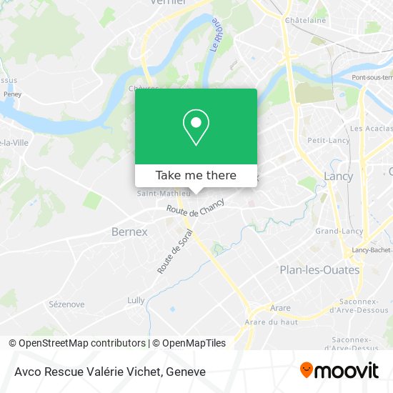 Avco Rescue Valérie Vichet map