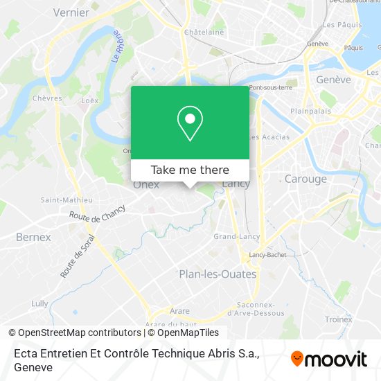 Ecta Entretien Et Contrôle Technique Abris S.a. map