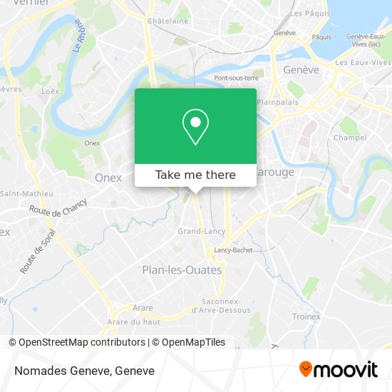 Nomades Geneve map