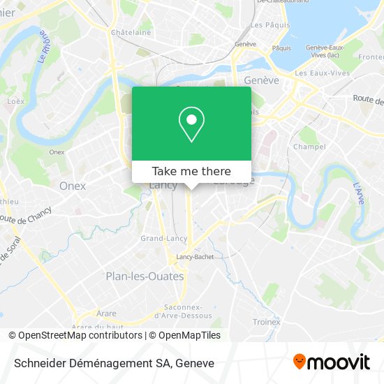 Schneider Déménagement SA map