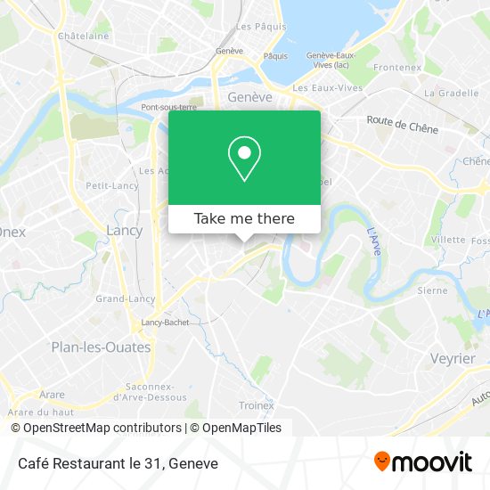 Café Restaurant le 31 map