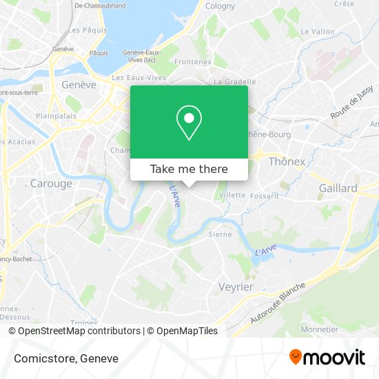 Comicstore map