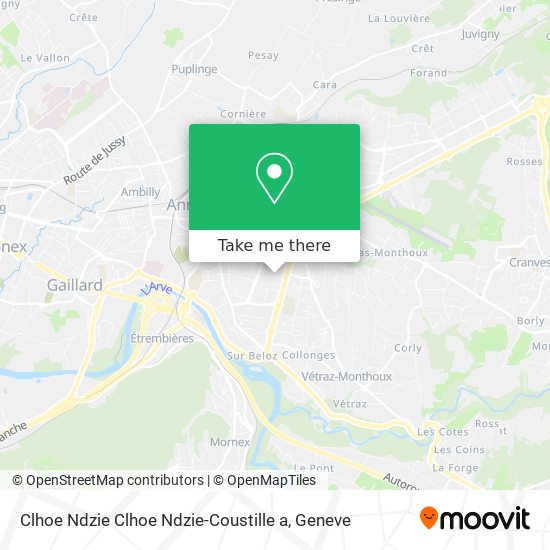 Clhoe Ndzie Clhoe Ndzie-Coustille a map