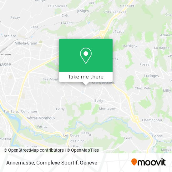Annemasse, Complexe Sportif map