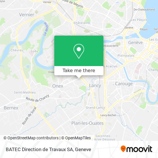 BATEC Direction de Travaux SA map
