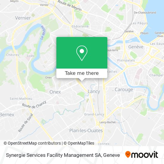 Synergie Services Facility Management SA map