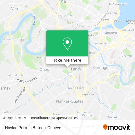 Navlac Permis Bateau map