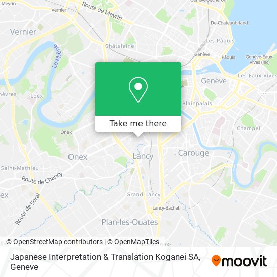 Japanese Interpretation & Translation Koganei SA map