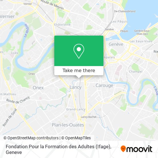 Fondation Pour la Formation des Adultes (Ifage) map