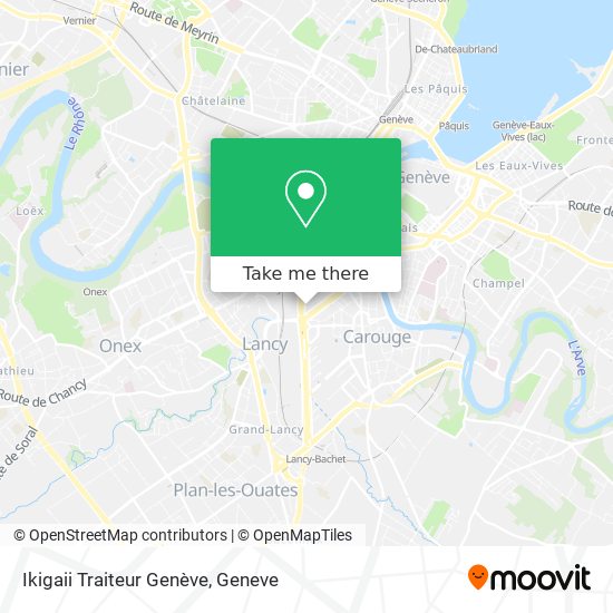 Ikigaii Traiteur Genève map