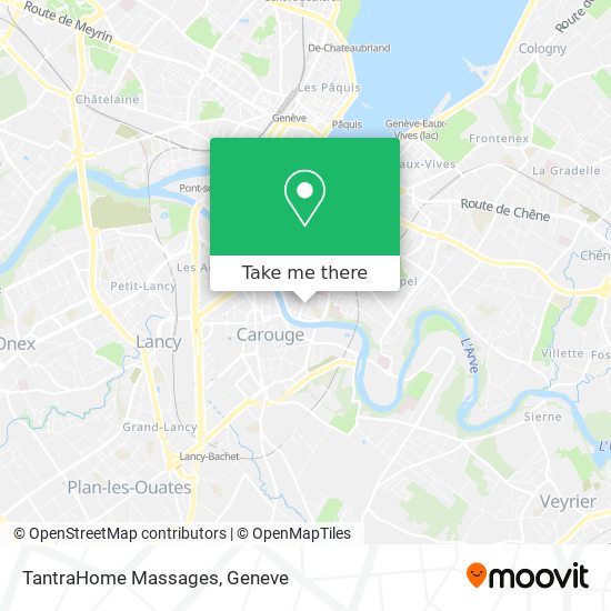 TantraHome Massages map