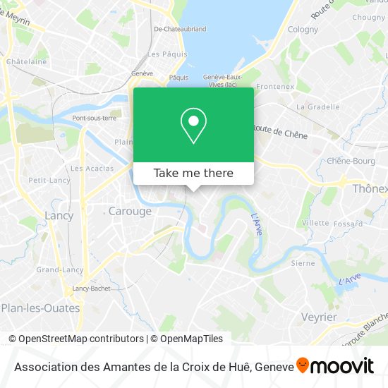 Association des Amantes de la Croix de Huê map