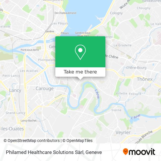 Philamed Healthcare Solutions Sàrl map