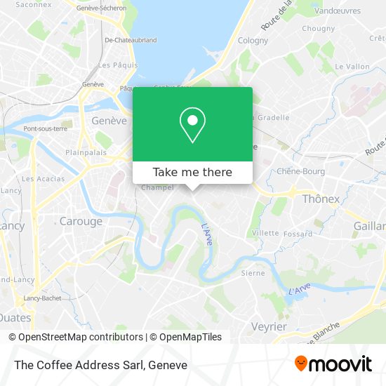 The Coffee Address Sarl map