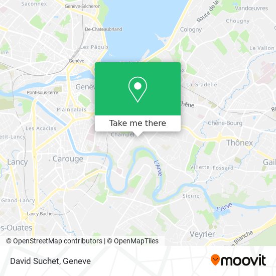 David Suchet map