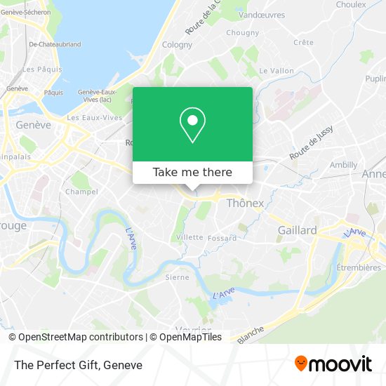 The Perfect Gift map