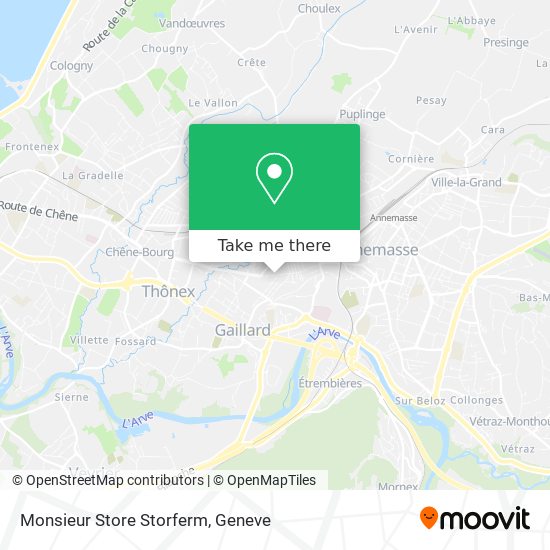 Monsieur Store Storferm map