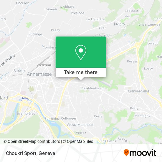 Choukri Sport map