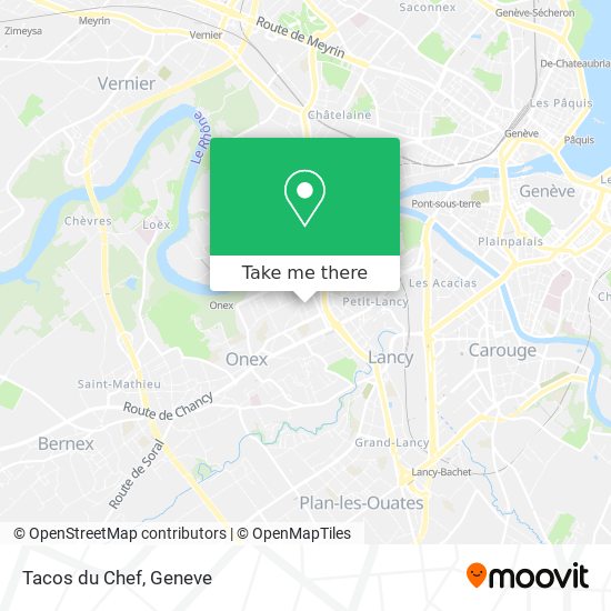 Tacos du Chef map