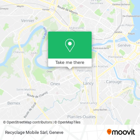 Recyclage Mobile Sàrl Karte