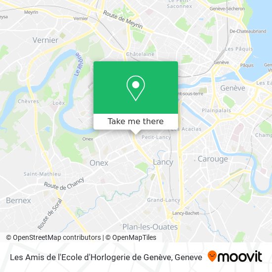 Les Amis de l'Ecole d'Horlogerie de Genève map