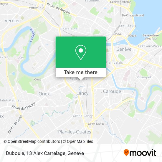 Duboule, 13 Alex Carrelage map