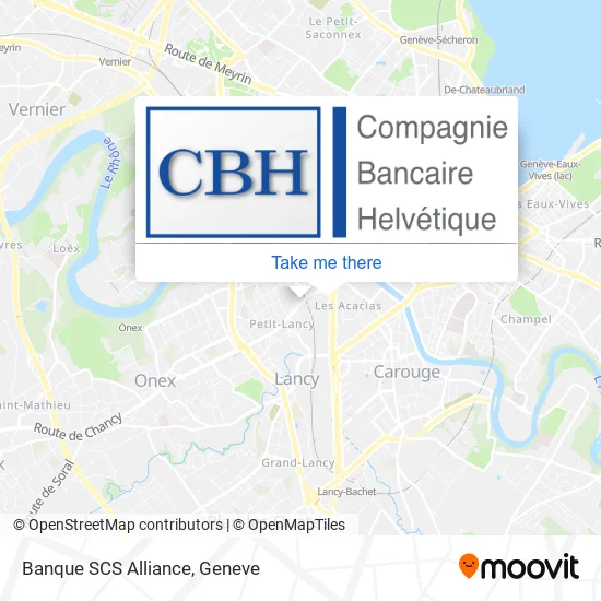 Banque SCS Alliance map