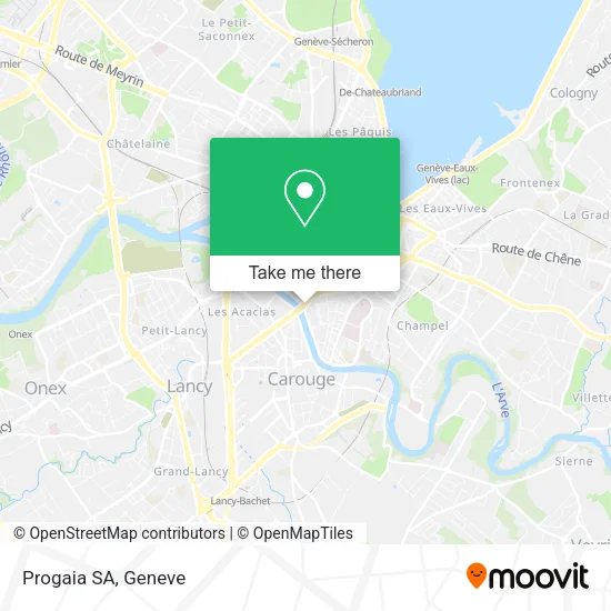 Progaia SA map