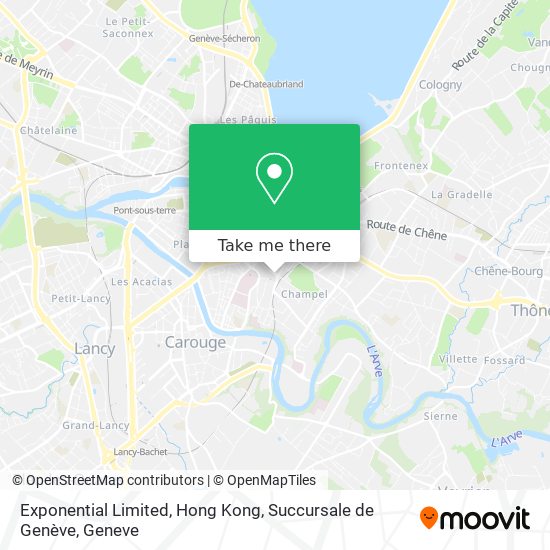 Exponential Limited, Hong Kong, Succursale de Genève map