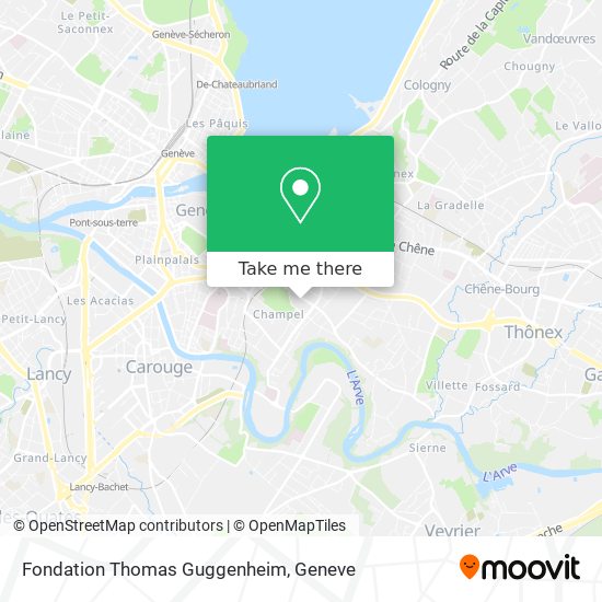 Fondation Thomas Guggenheim map