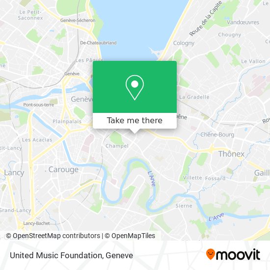 United Music Foundation map