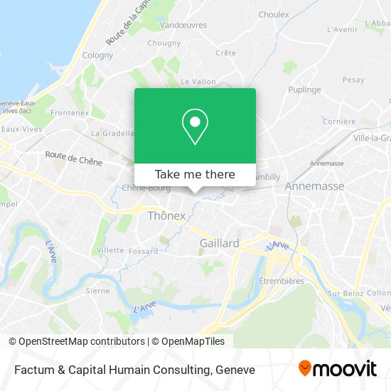 Factum & Capital Humain Consulting map