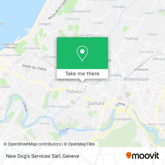 New Dog's Services Sàrl map
