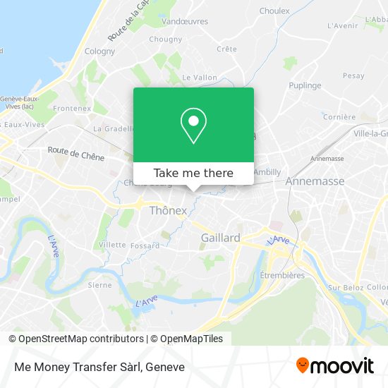 Me Money Transfer Sàrl map