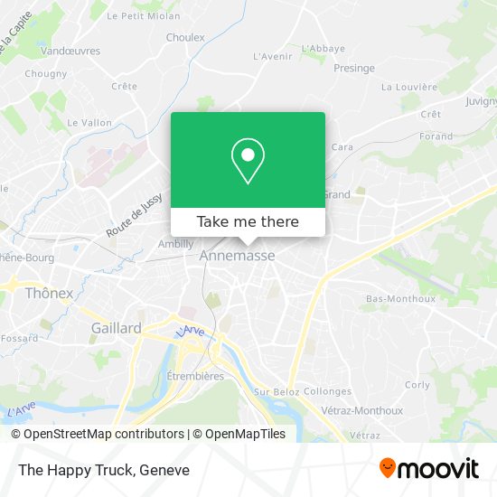 The Happy Truck map