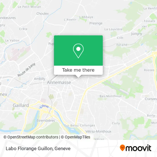 Labo Florange Guillon map