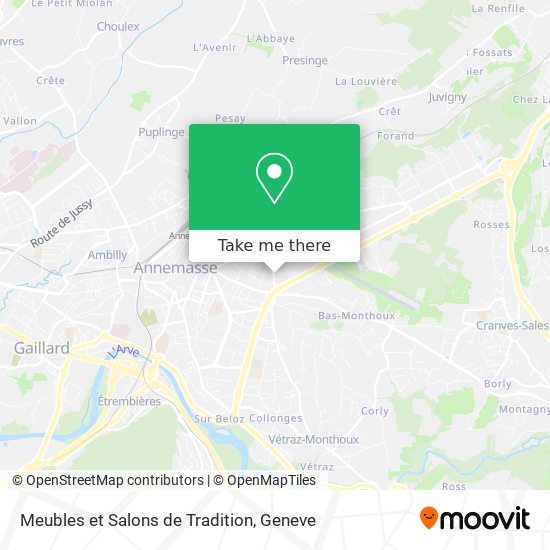 Meubles et Salons de Tradition map