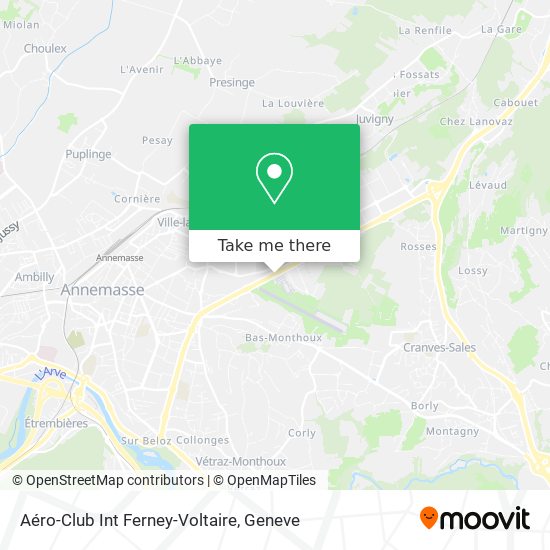 Aéro-Club Int Ferney-Voltaire map