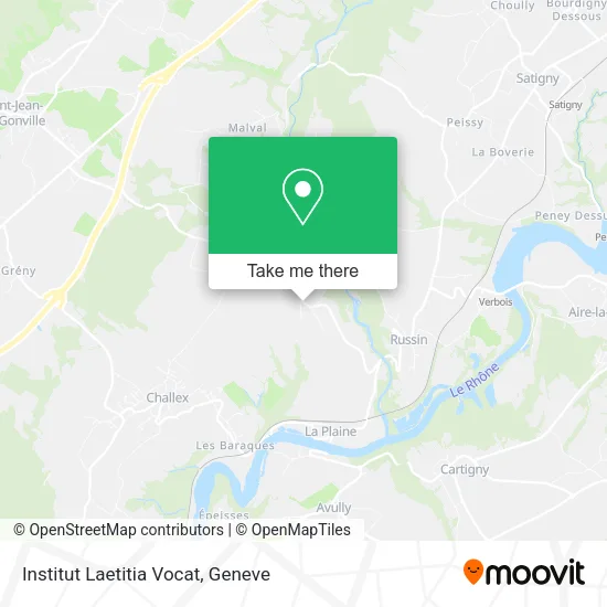 Institut Laetitia Vocat map