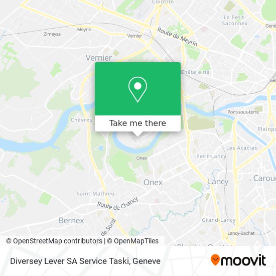 Diversey Lever SA Service Taski map