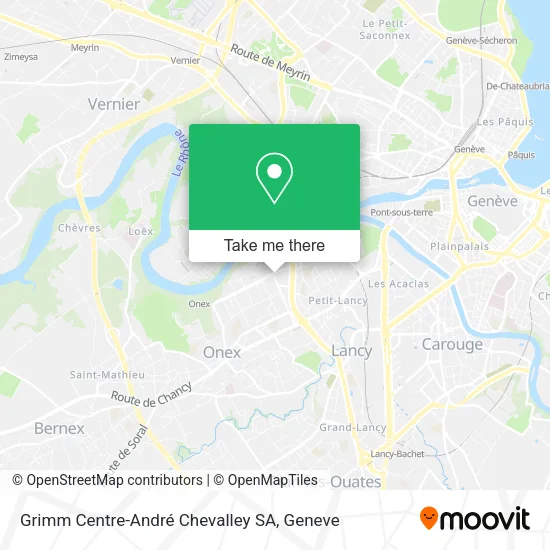 Grimm Centre-André Chevalley SA map