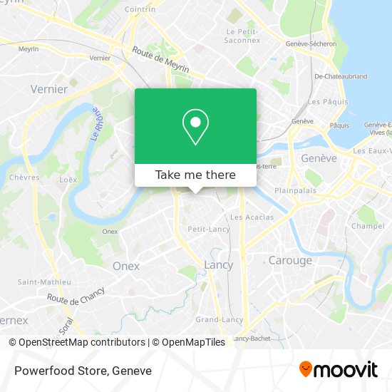 Powerfood Store map