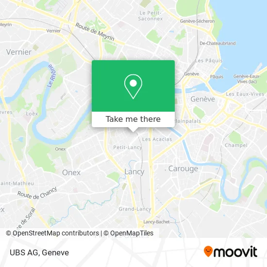 UBS AG map