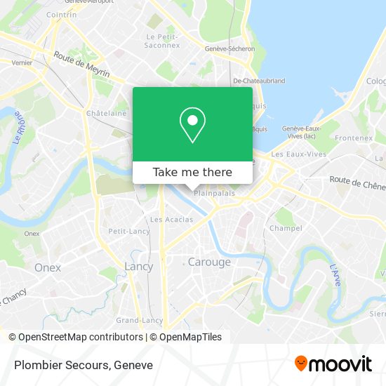 Plombier Secours map