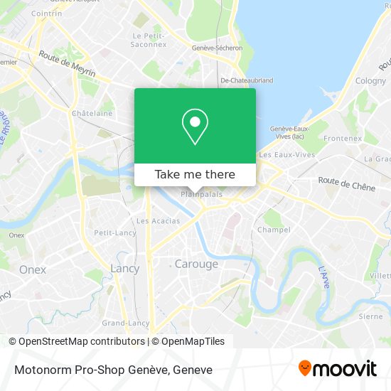 Motonorm Pro-Shop Genève map