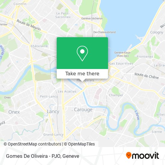 Gomes De Oliveira - PJO map
