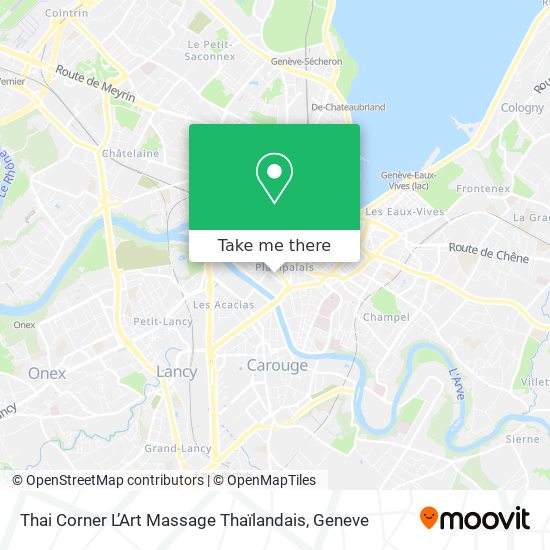 Thai Corner L’Art Massage Thaïlandais Karte