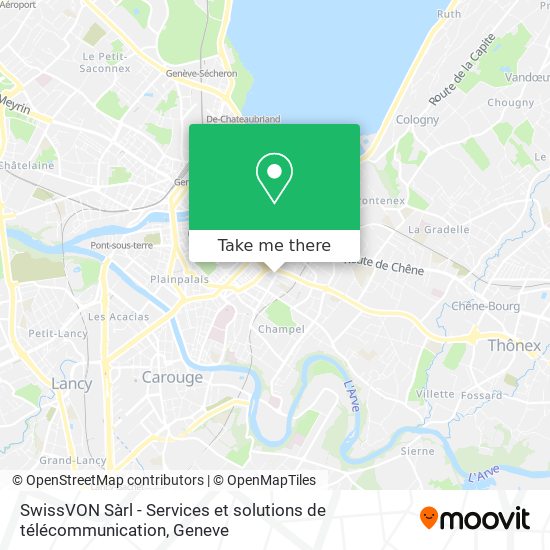 SwissVON Sàrl - Services et solutions de télécommunication map